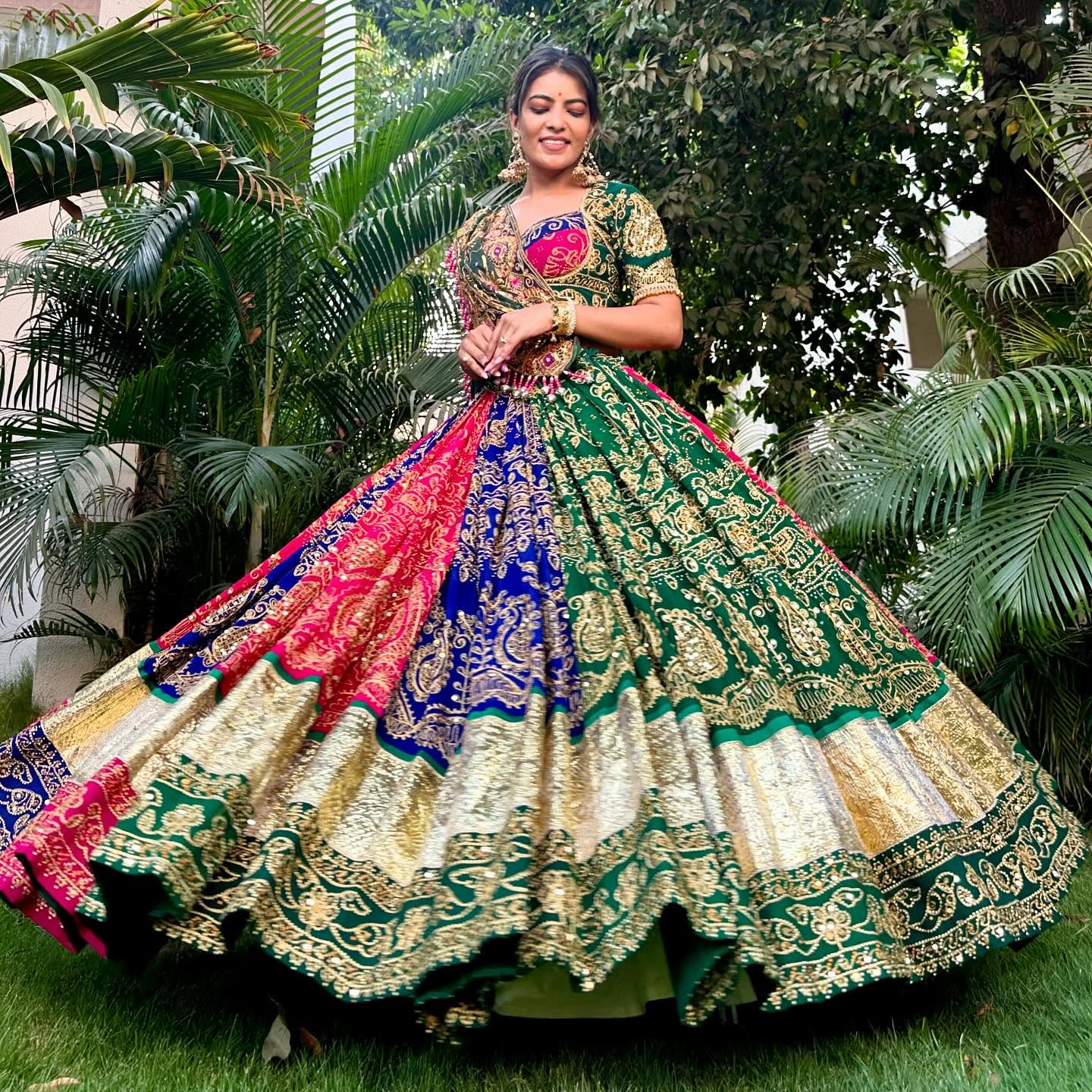 Rozy Royal Gujarati Vibes – Navratri Garba Look