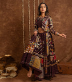 Ghoomar Gujarati Kutchi Floral Hand Embroidery Choli