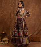 Ghoomar Gujarati Kutchi Floral Hand Embroidery Choli
