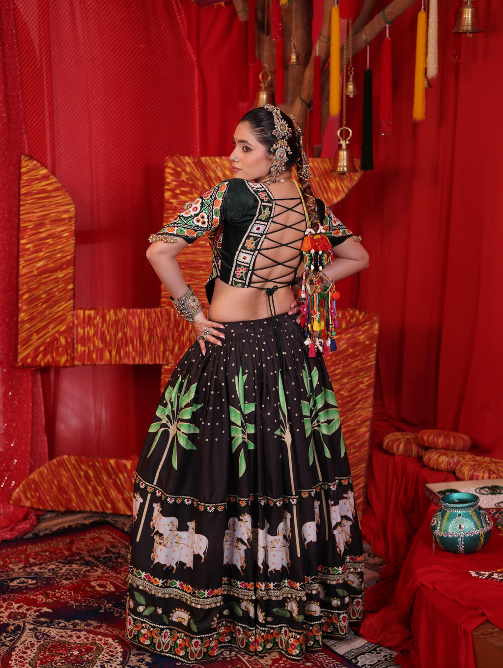 Rangtali Ramzat  Traditional Gujarati Chaniya Choli