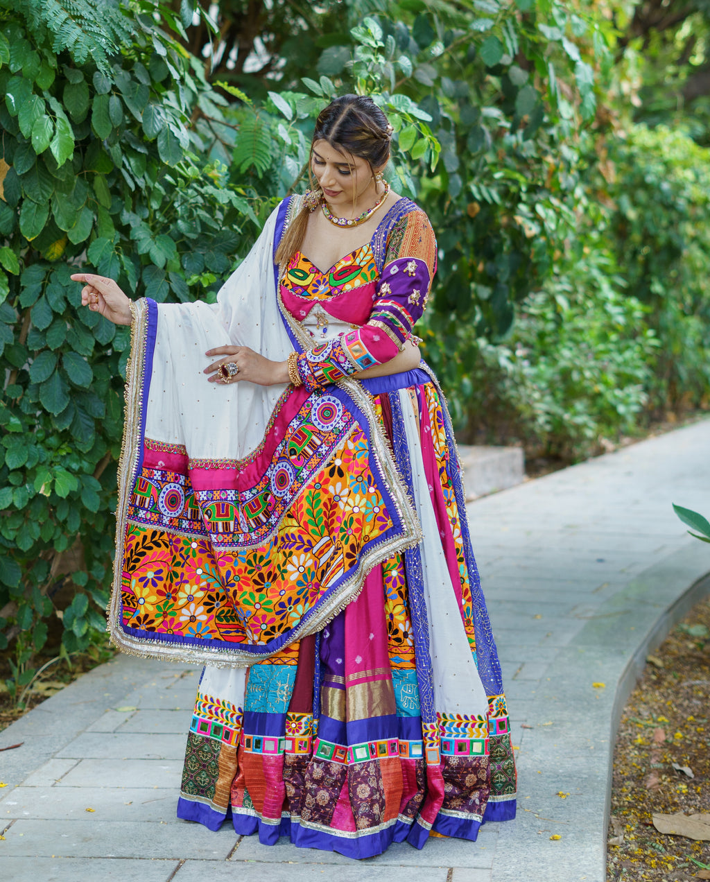 Mira Navratri Special Gujarati Kutchi Embroidered Choli