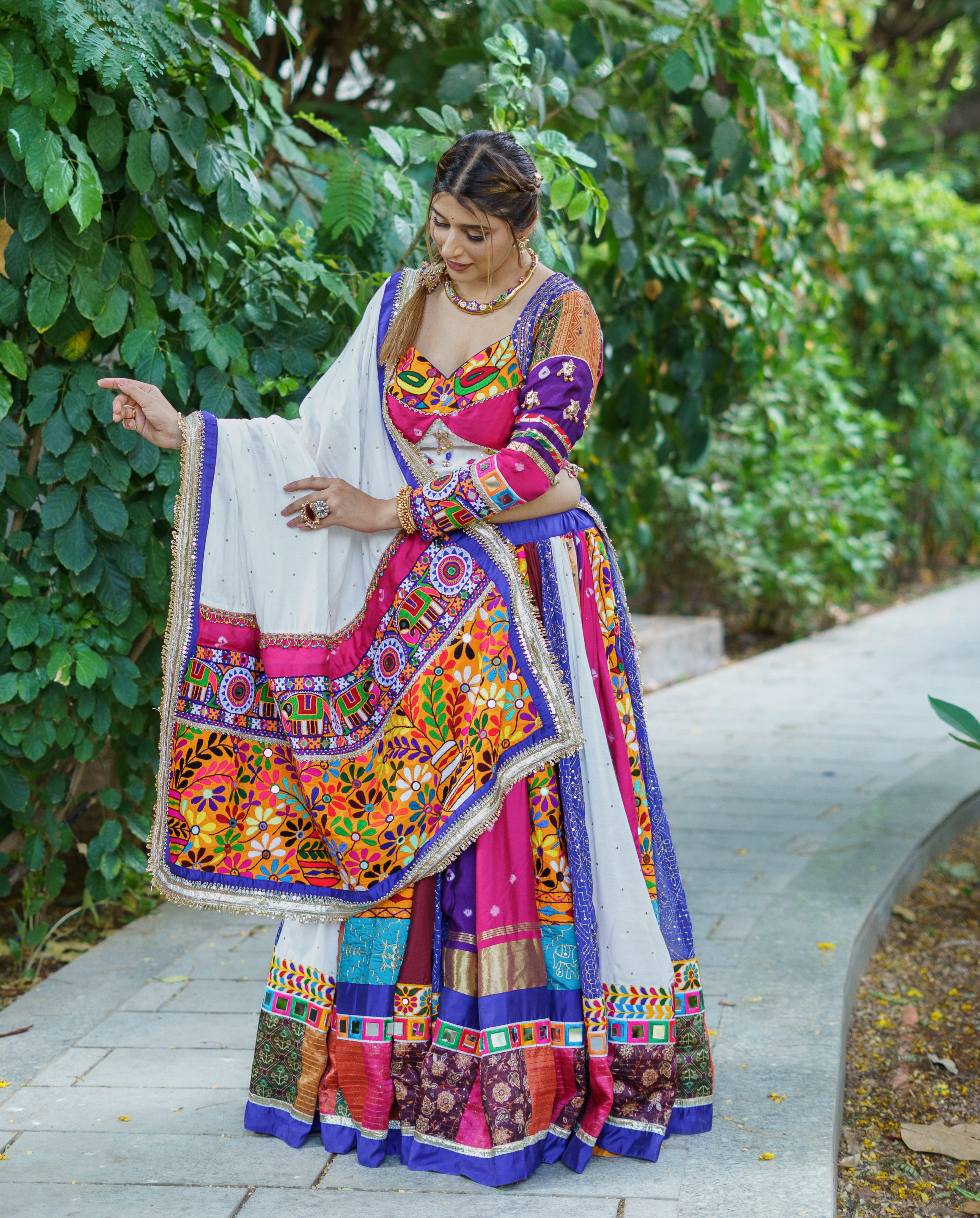 Mira Navratri Special Gujarati Kutchi Embroidered Choli