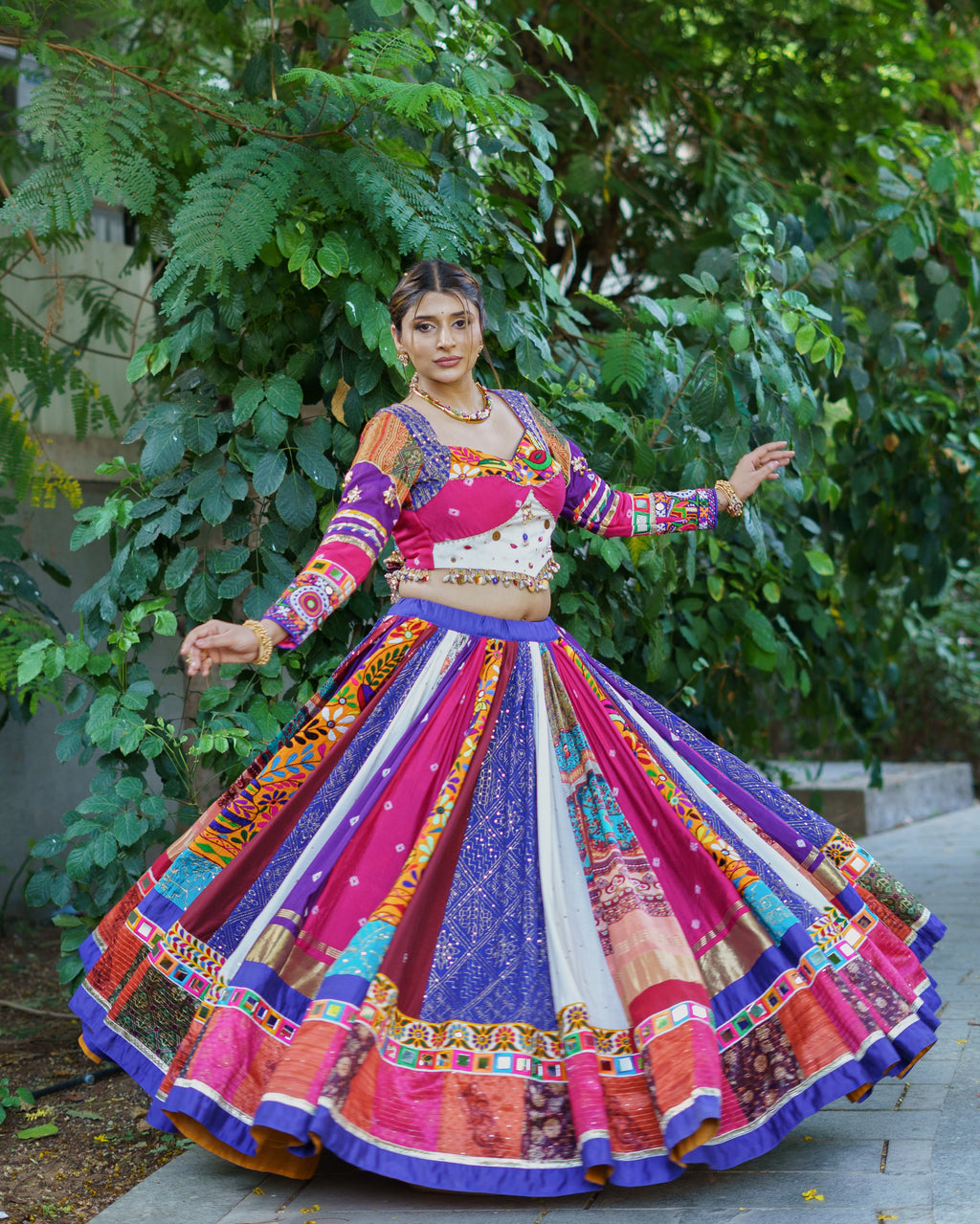 Mira Navratri Special Gujarati Kutchi Embroidered Choli