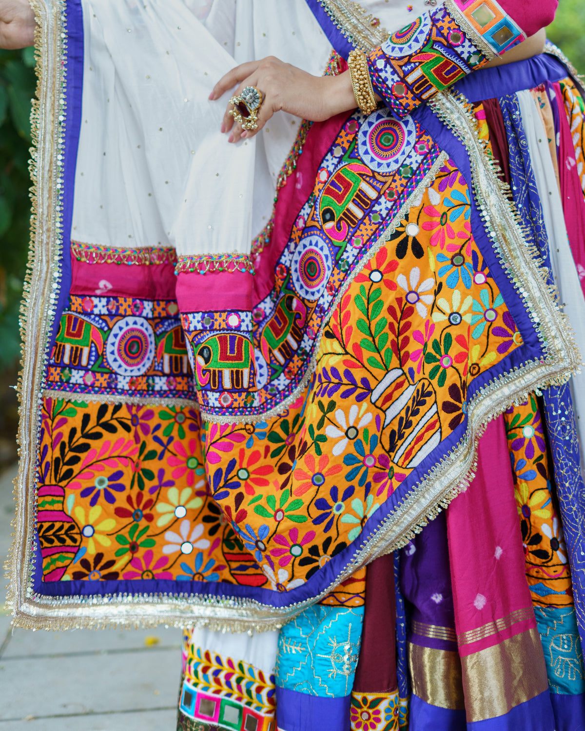 Mira Navratri Special Gujarati Kutchi Embroidered Choli