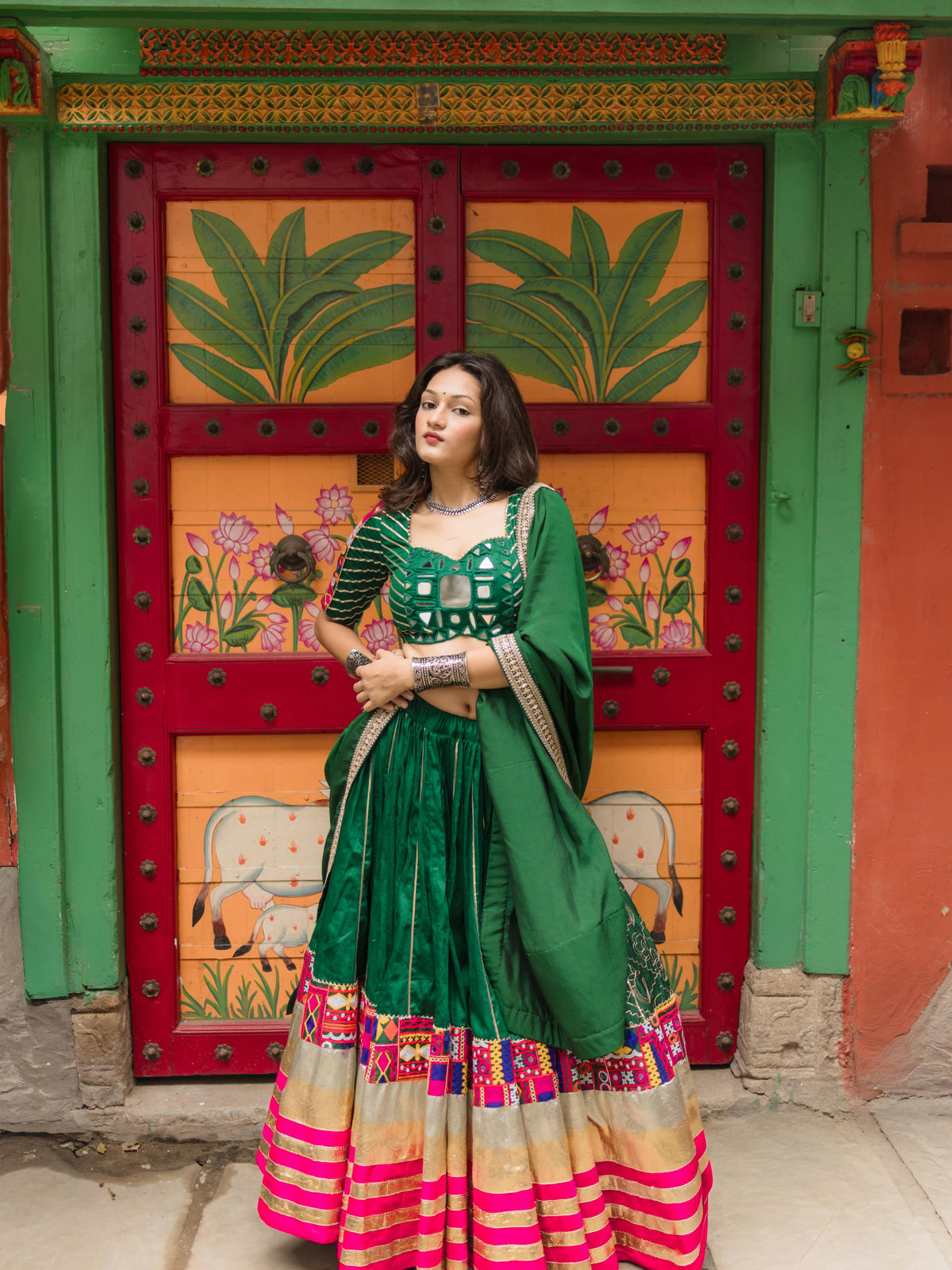 Girza  Festive Soul, Gujarati Heart Choli