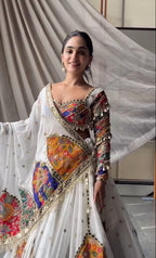 Gullzar Mirror Work Navratri Special  Chaniya Choli