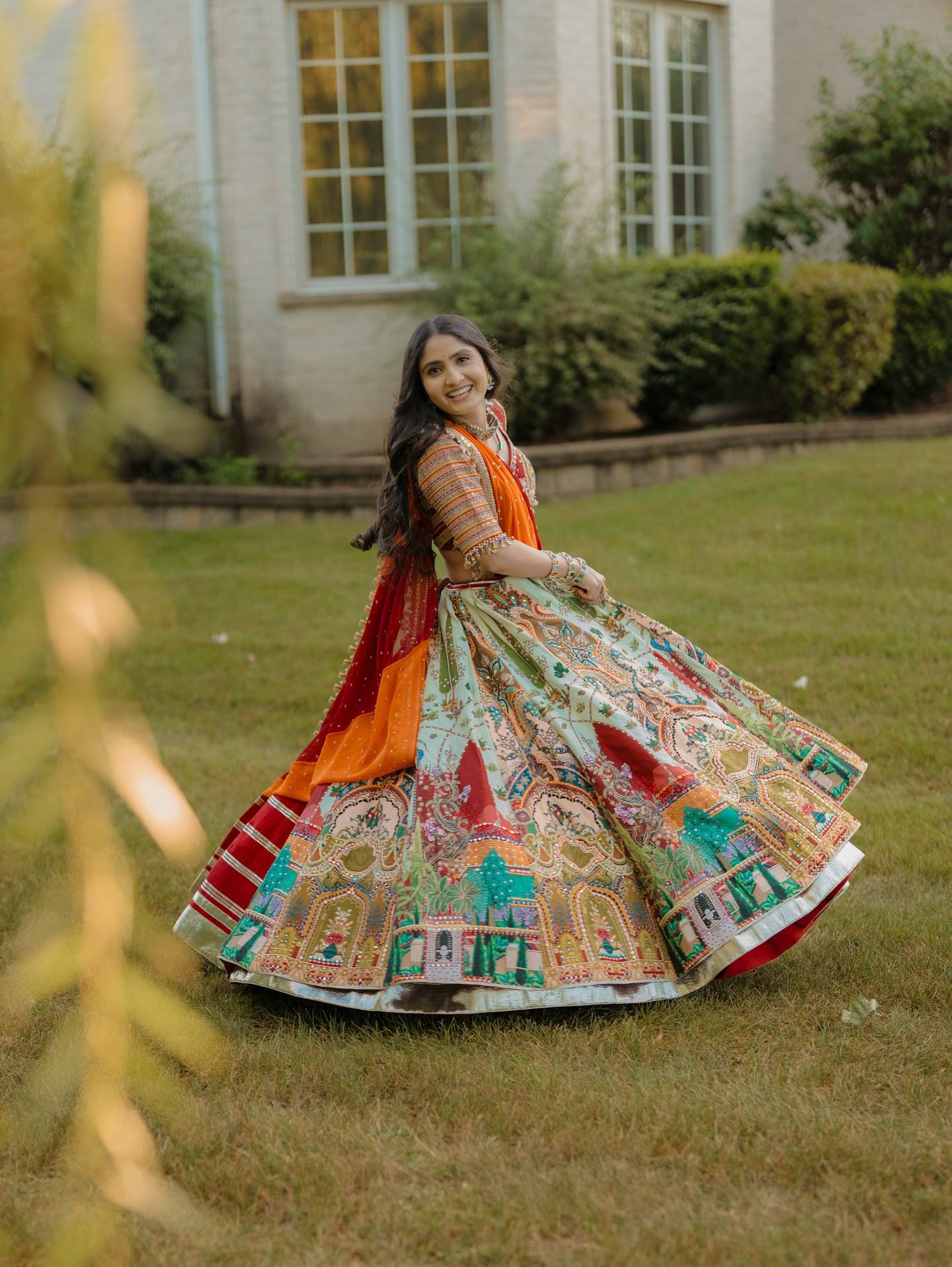 Prisha Garba nights and Gujarati tradition