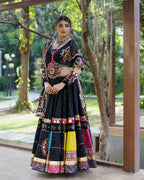 Mitva Bold in Black Navratri  Gamthi  Choli