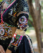 Mitva Bold in Black Navratri  Gamthi  Choli