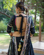 Mitva Bold in Black Navratri  Gamthi  Choli