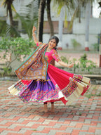 Zuli Festive Twirl in My Navratri Lehenga