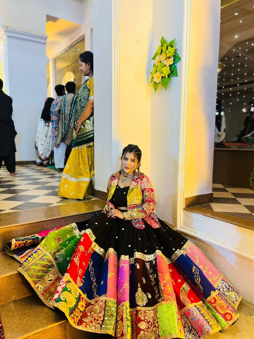 Devika Gamthi Style, Navratri Vibes Choli