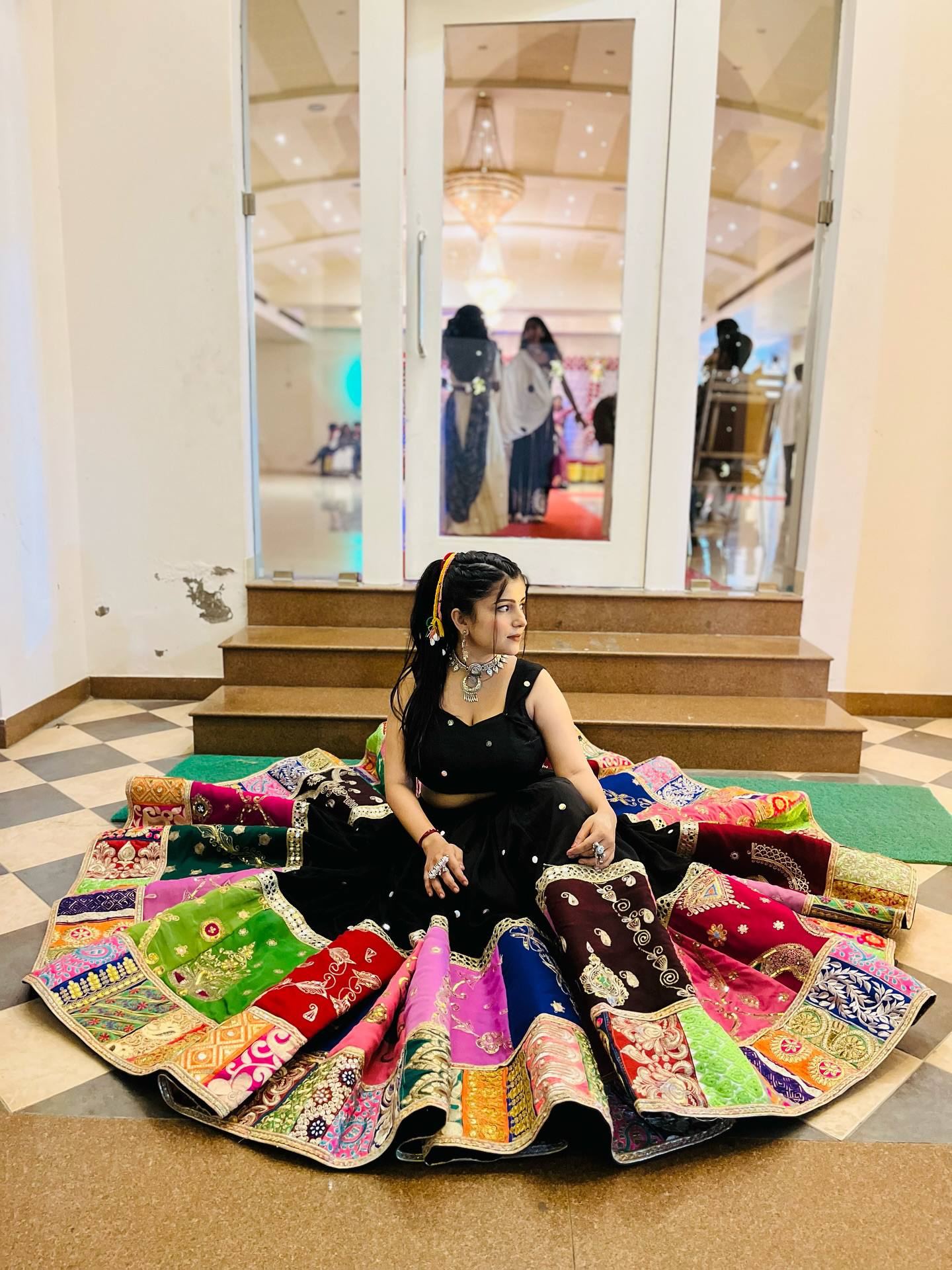 Devika Gamthi Style, Navratri Vibes Choli