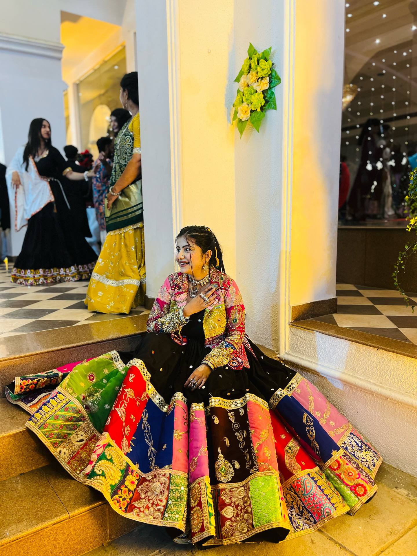 Devika Gamthi Style, Navratri Vibes Choli
