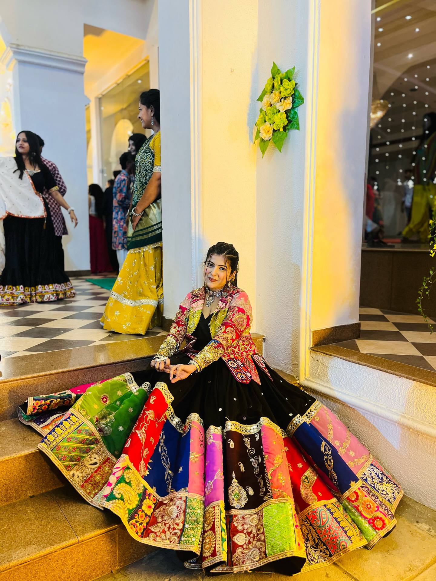 Devika Gamthi Style, Navratri Vibes Choli