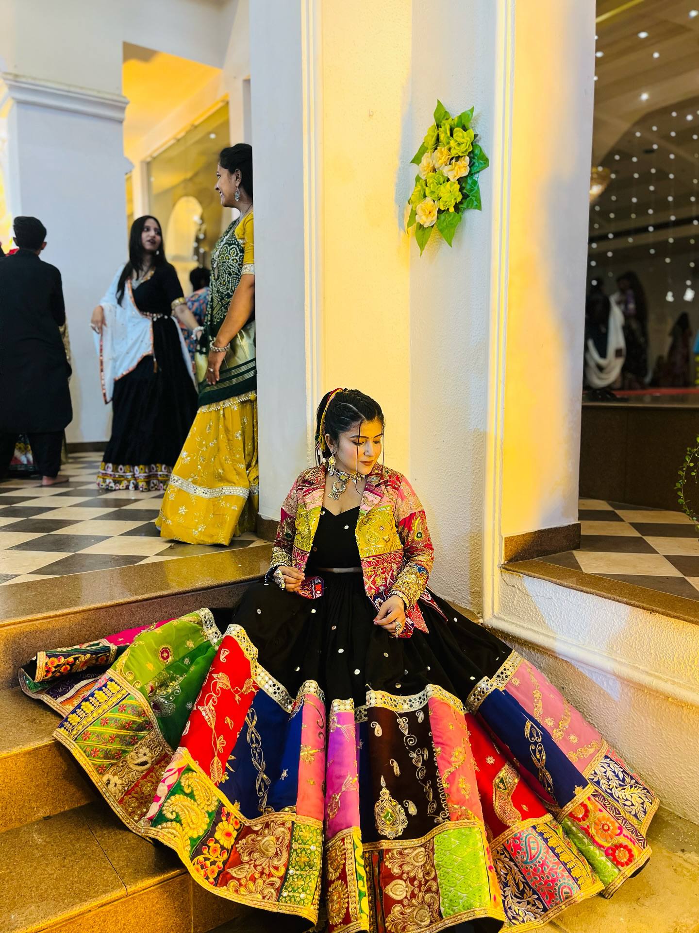 Devika Gamthi Style, Navratri Vibes Choli