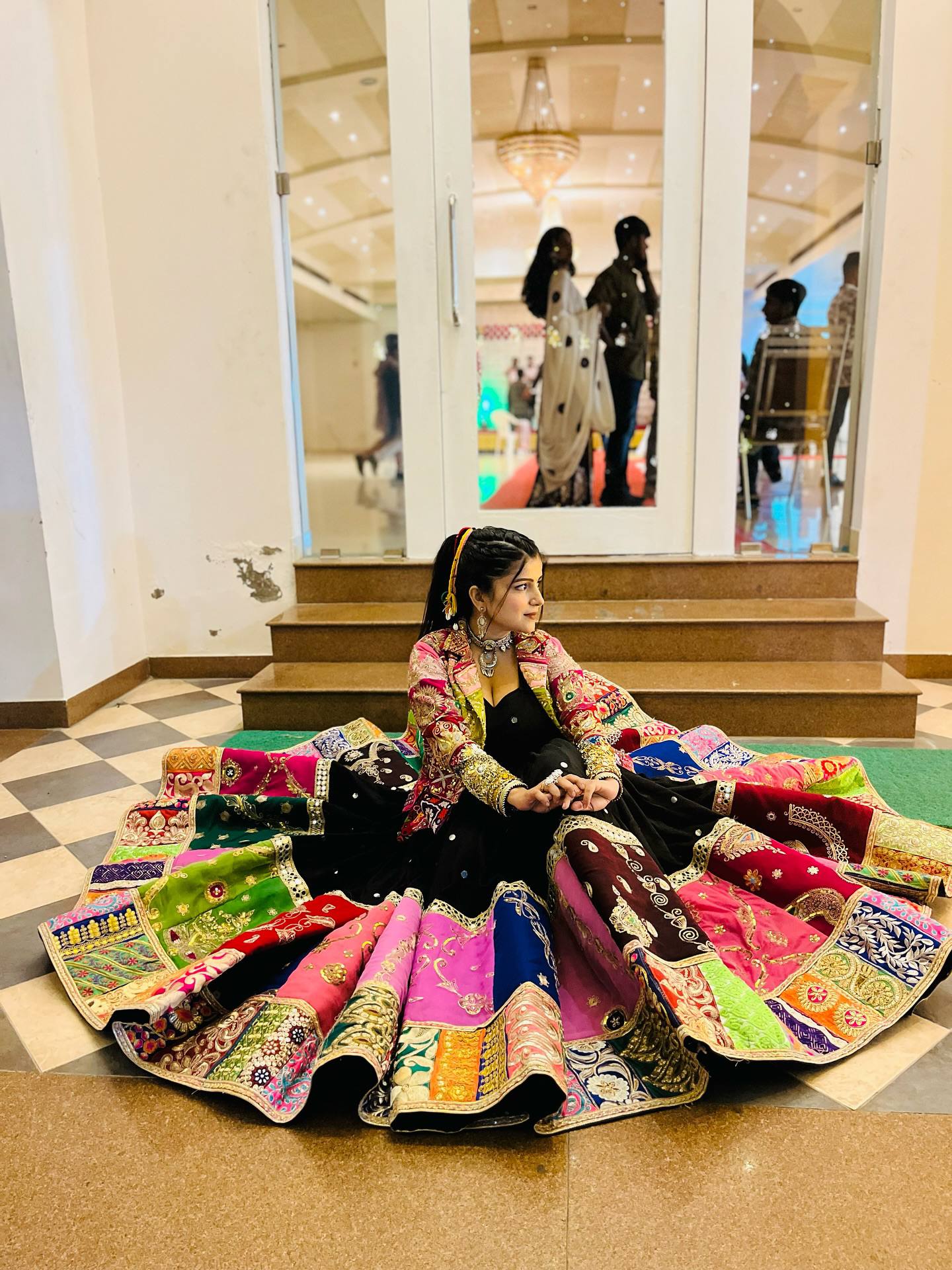 Devika Gamthi Style, Navratri Vibes Choli