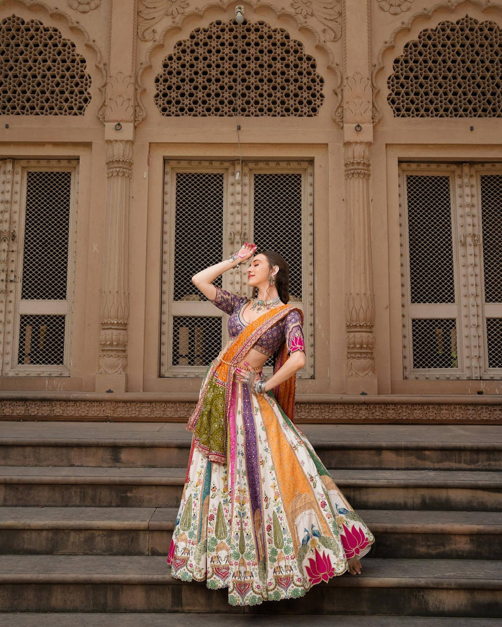 Kavya Rajwadi RangRaas  Navratri Special Choli