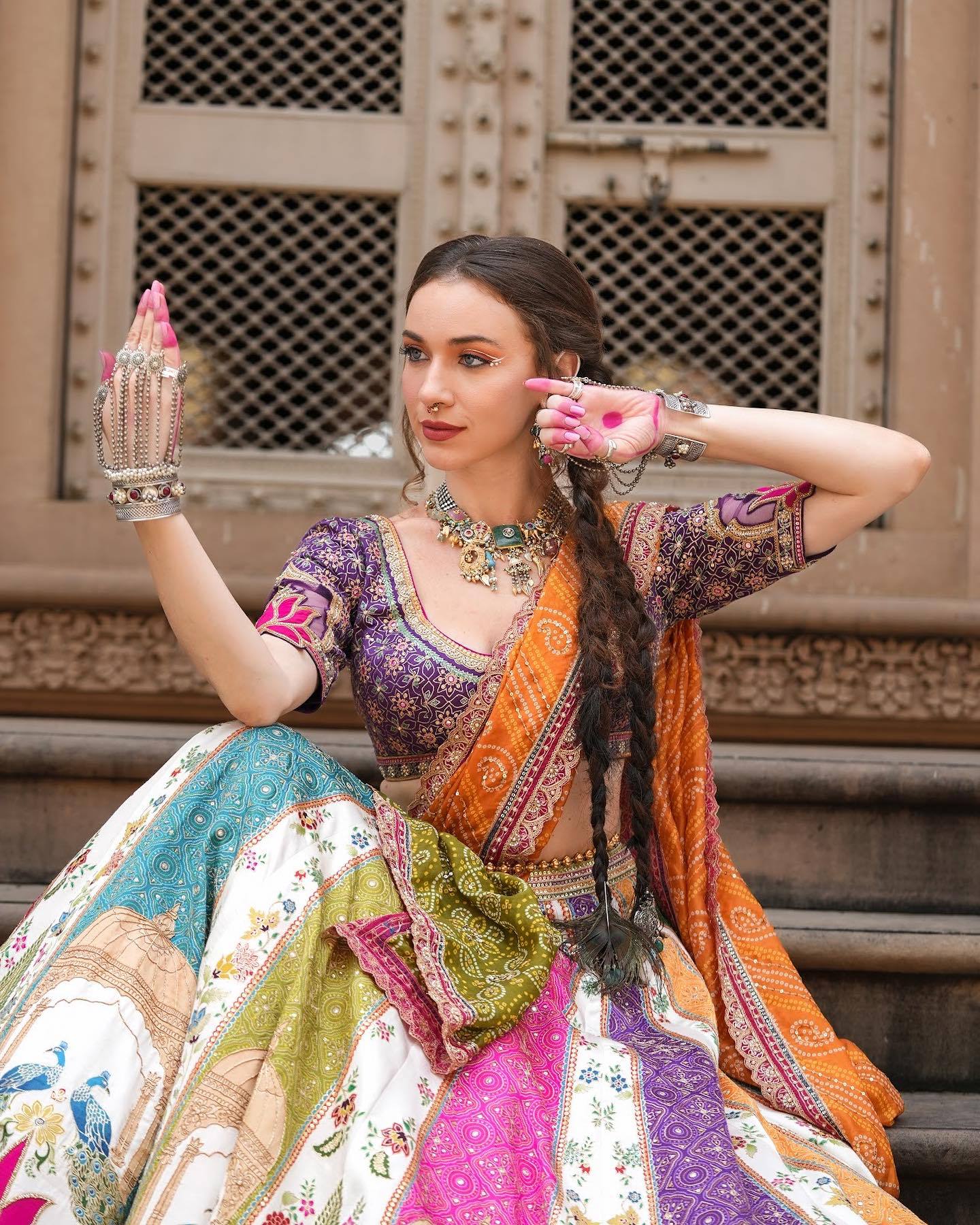 Kavya Rajwadi RangRaas  Navratri Special Choli