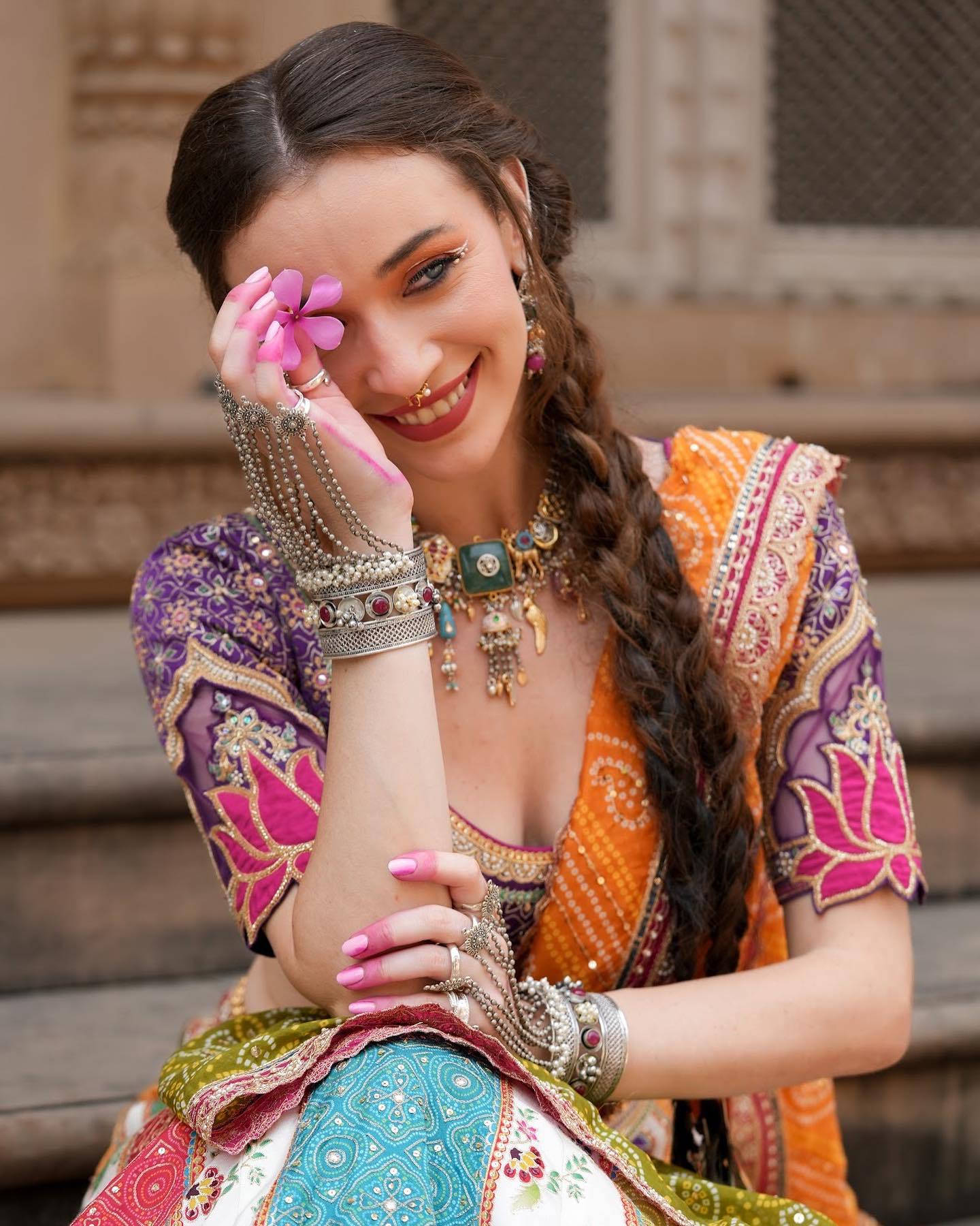 Kavya Rajwadi RangRaas  Navratri Special Choli
