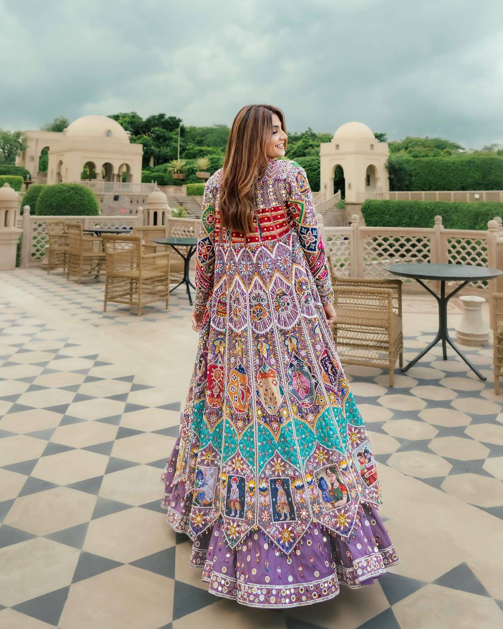 Foram Garba Queen Spirit of Navratri Lehenga