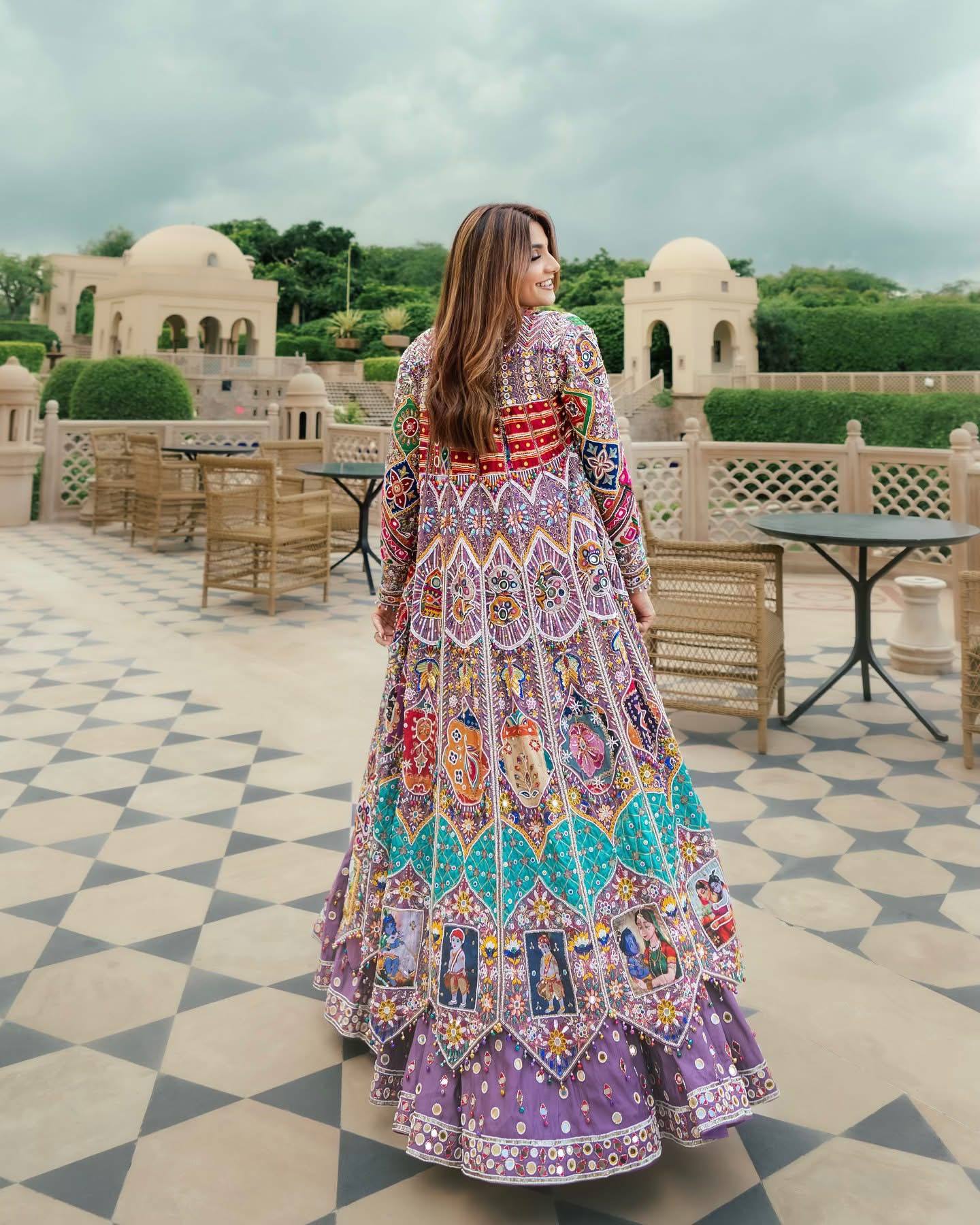 Foram Garba Queen Spirit of Navratri Lehenga