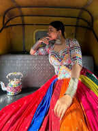 Neelu  Rang, Raas & Garba  Rangila Lehenga OutFit