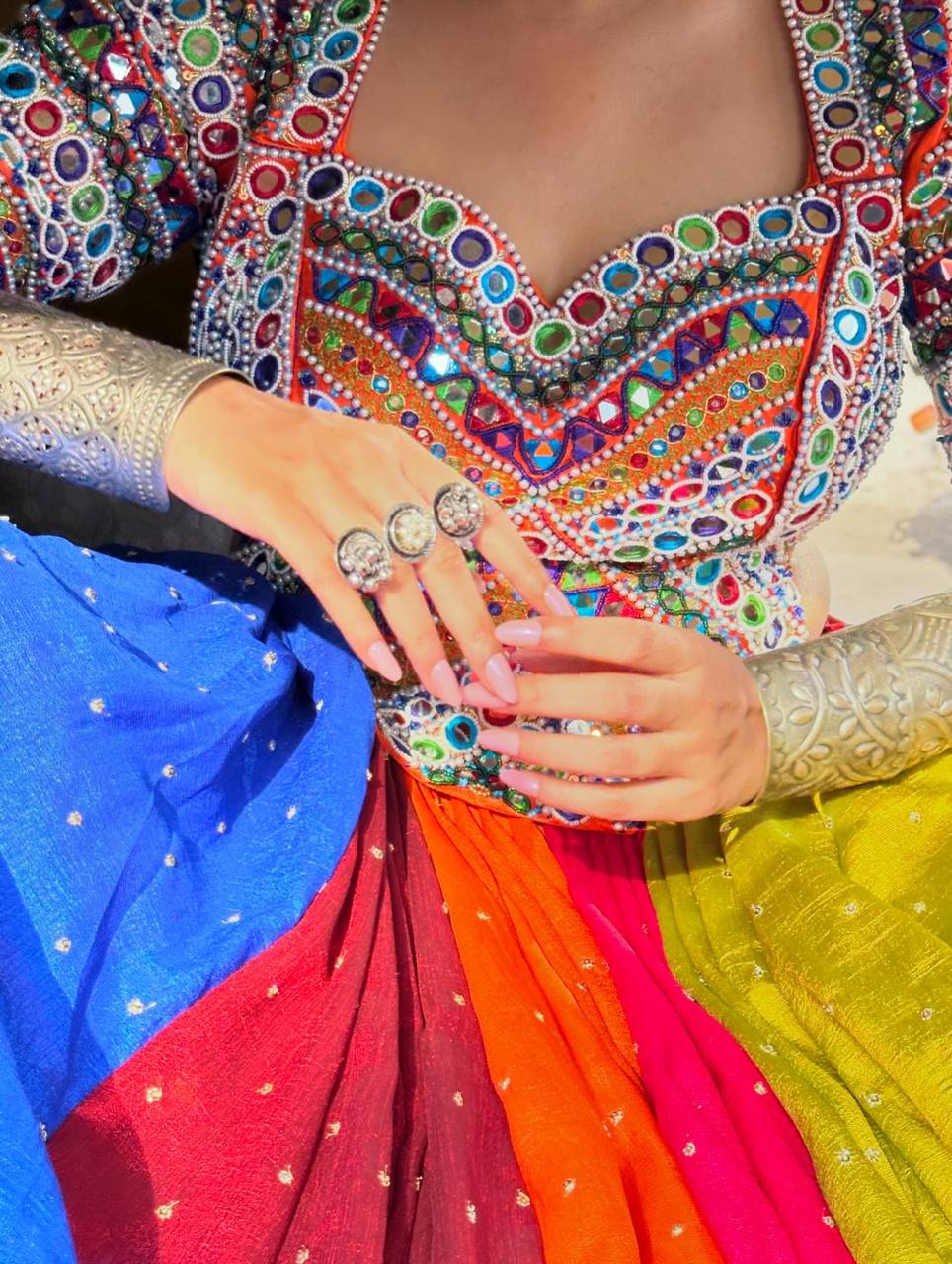 Neelu  Rang, Raas & Garba  Rangila Lehenga OutFit