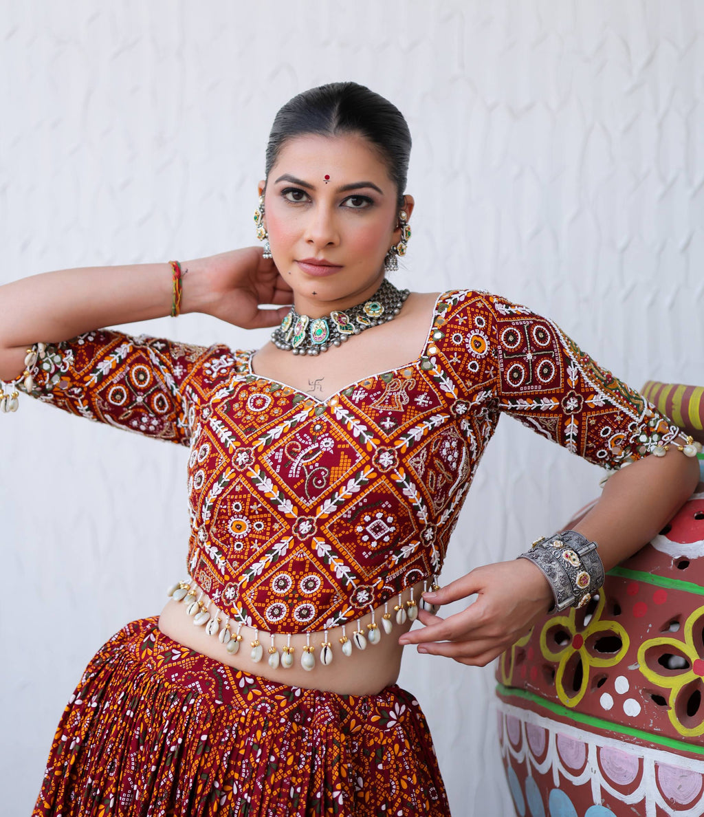 Aashvi Tradition Meets Glamour Navratri Lahenga