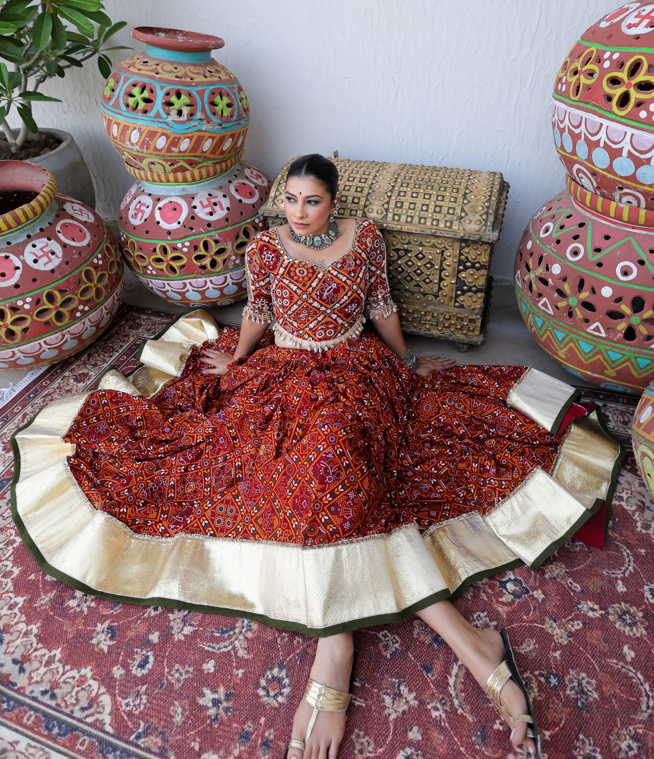 Aashvi Tradition Meets Glamour Navratri Lahenga