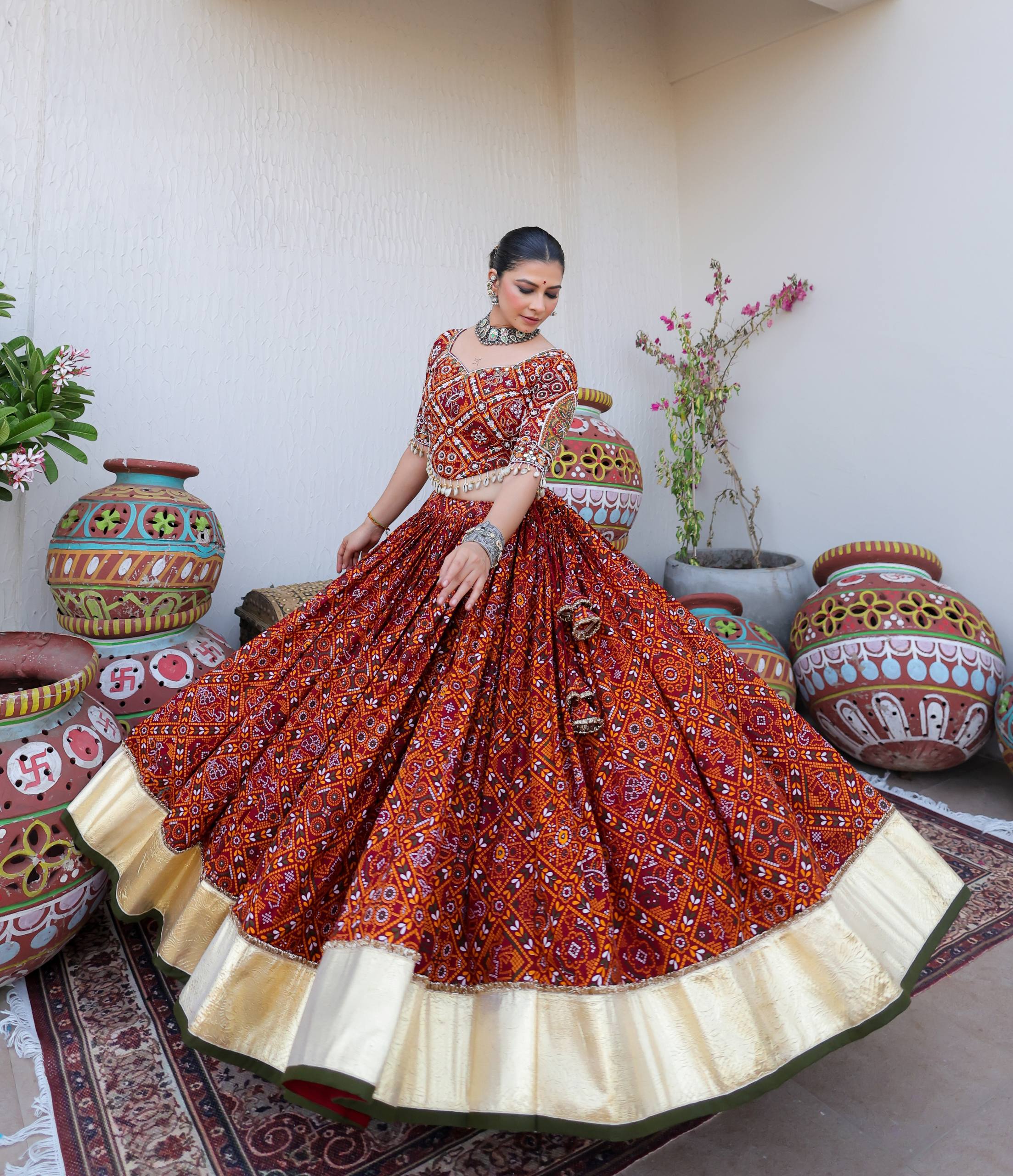 Aashvi Tradition Meets Glamour Navratri Lahenga
