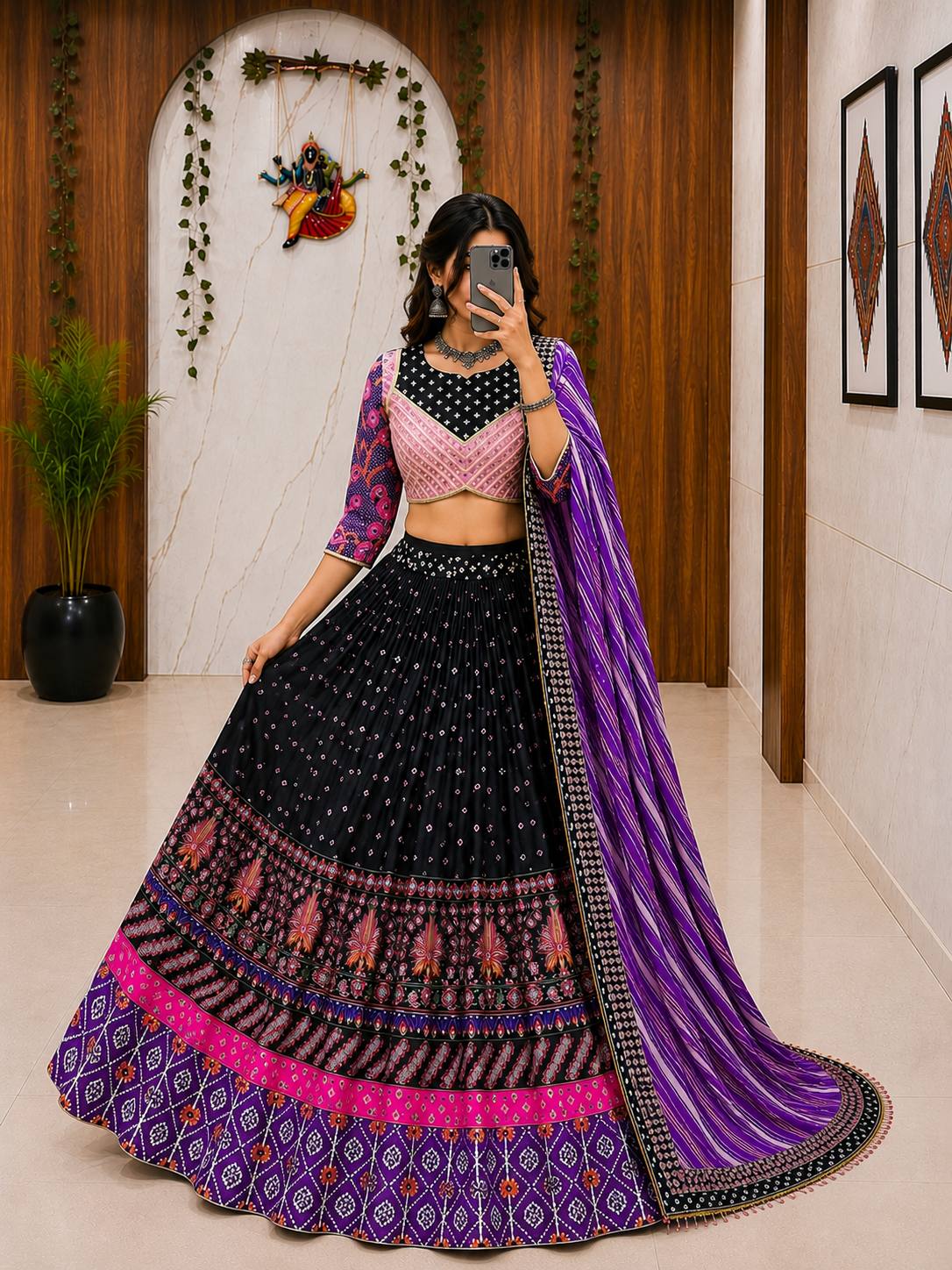 Priya Navratri, Wrapped In Tradition And Sprinkled Choli