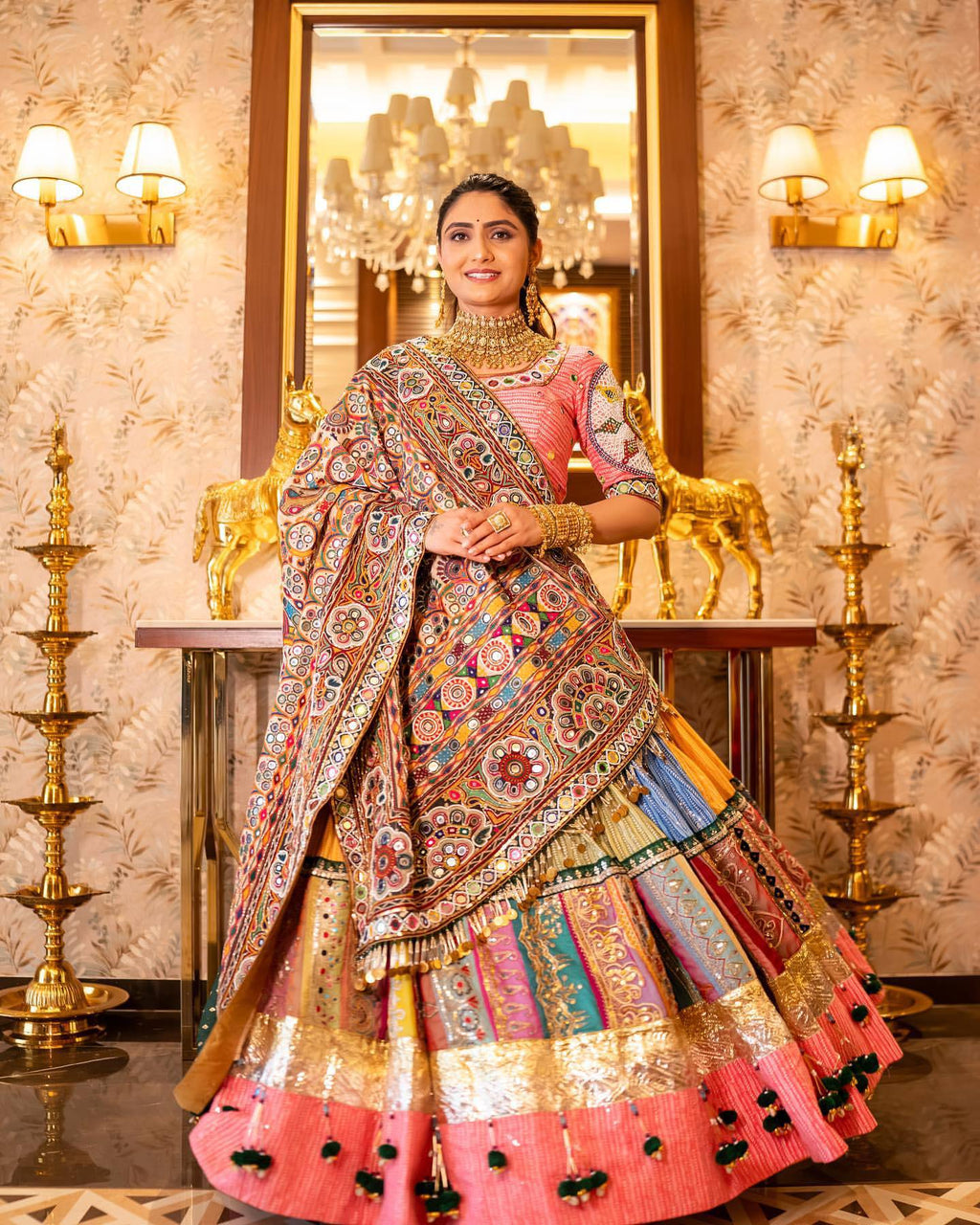 Zilan Royal Heritage Diva Garba Outfit