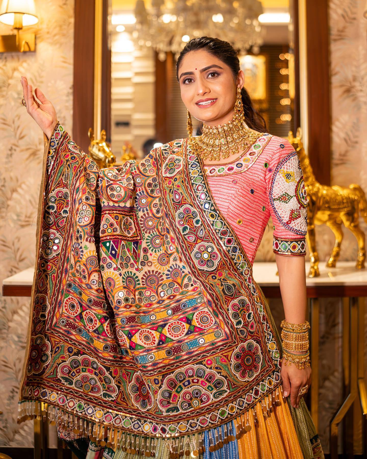 Zilan Royal Heritage Diva Garba Outfit