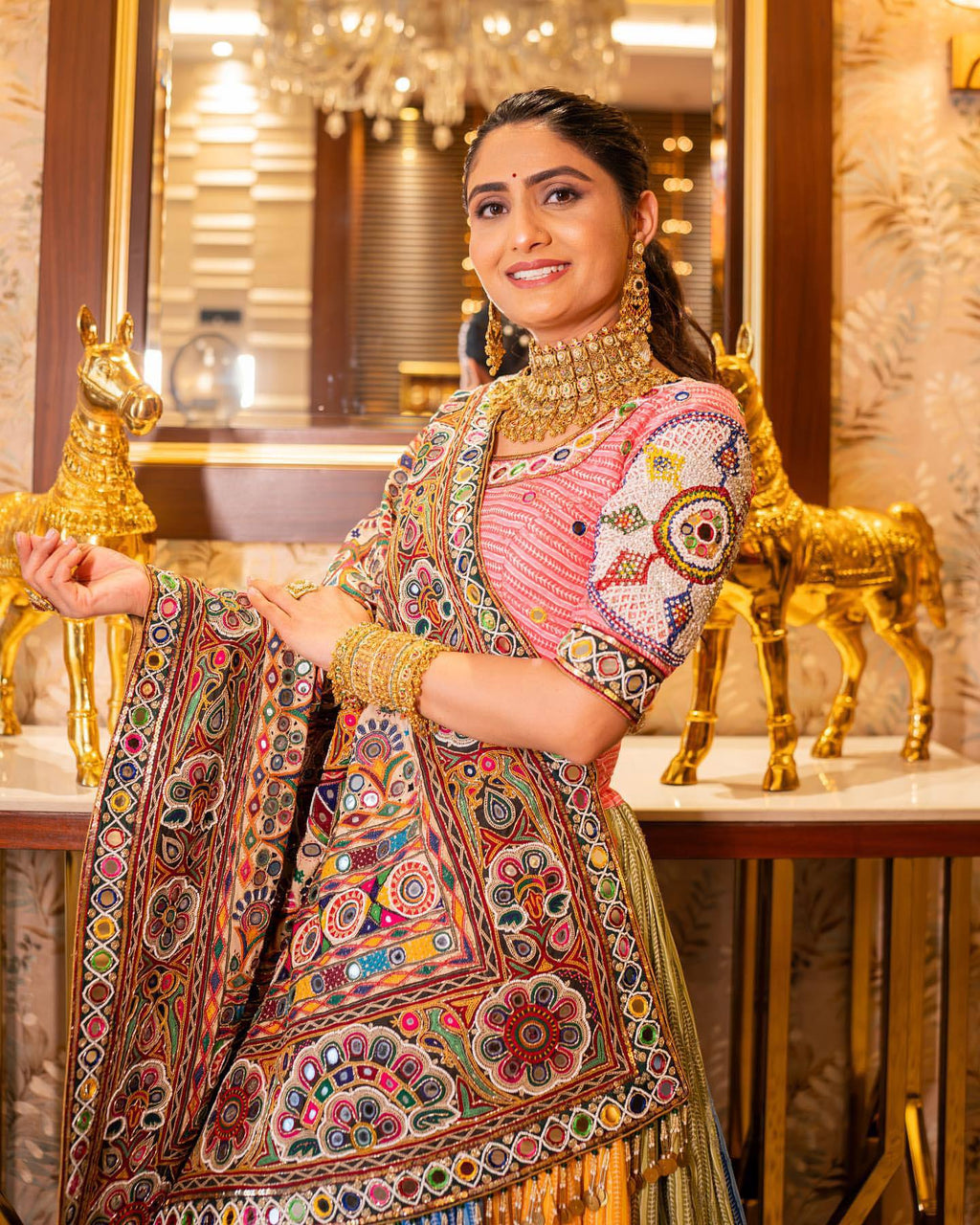 Zilan Royal Heritage Diva Garba Outfit