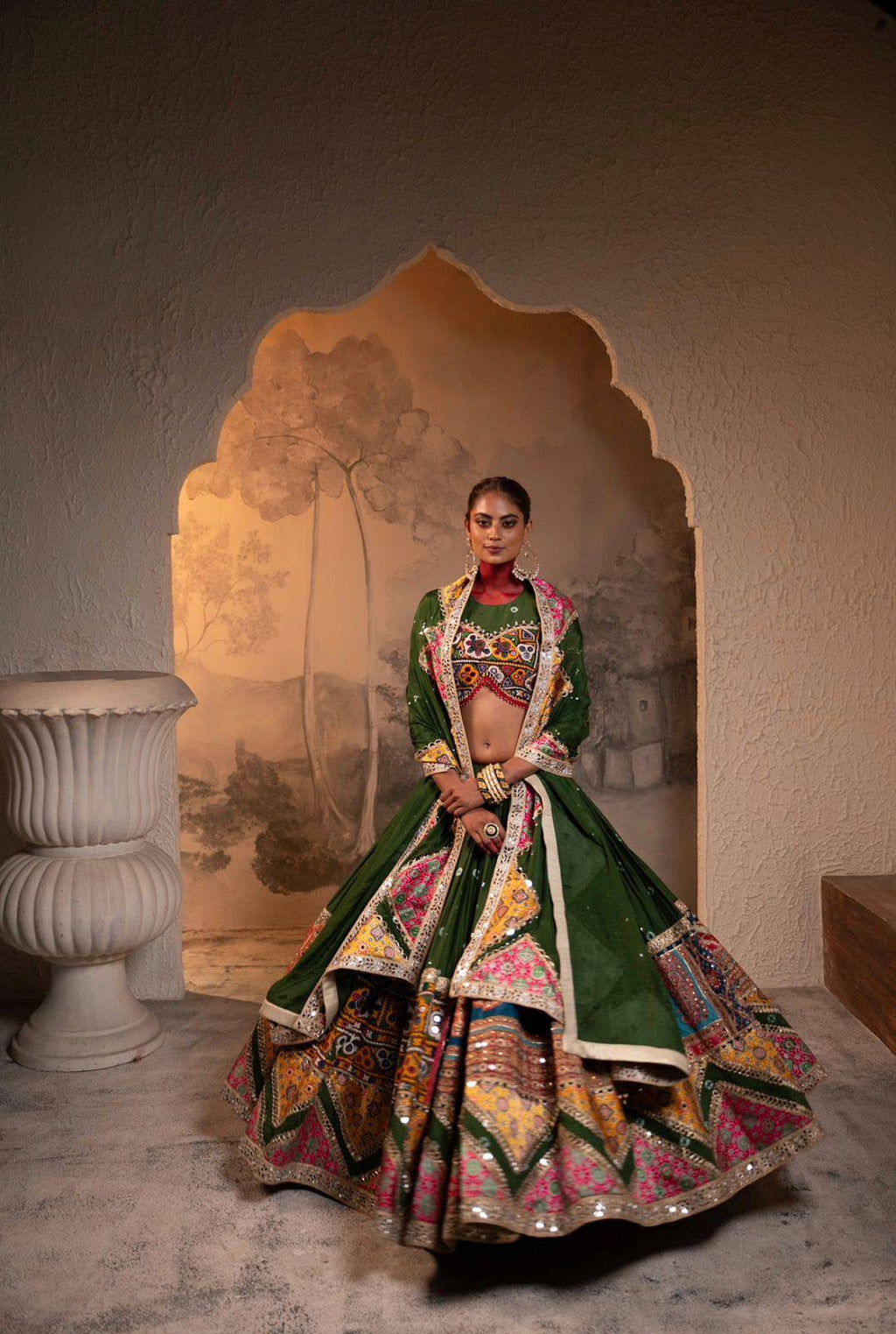 Jamku Gujarat’s Regal Charm Navratri Choli
