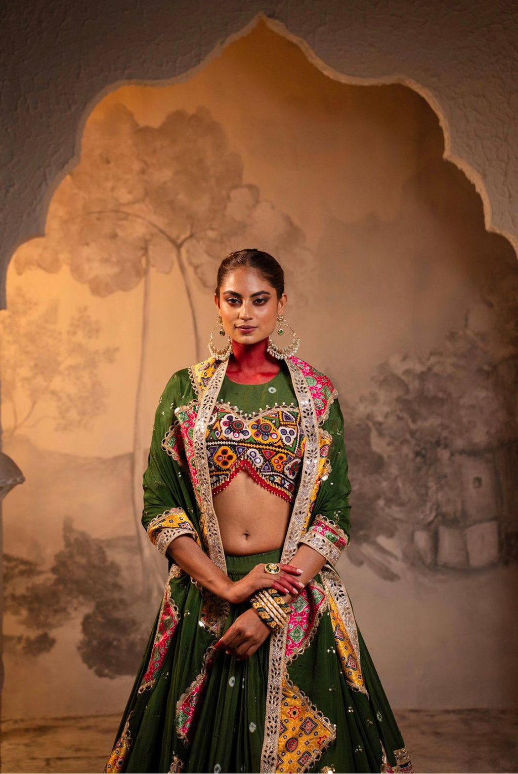 Jamku Gujarat’s Regal Charm Navratri Choli