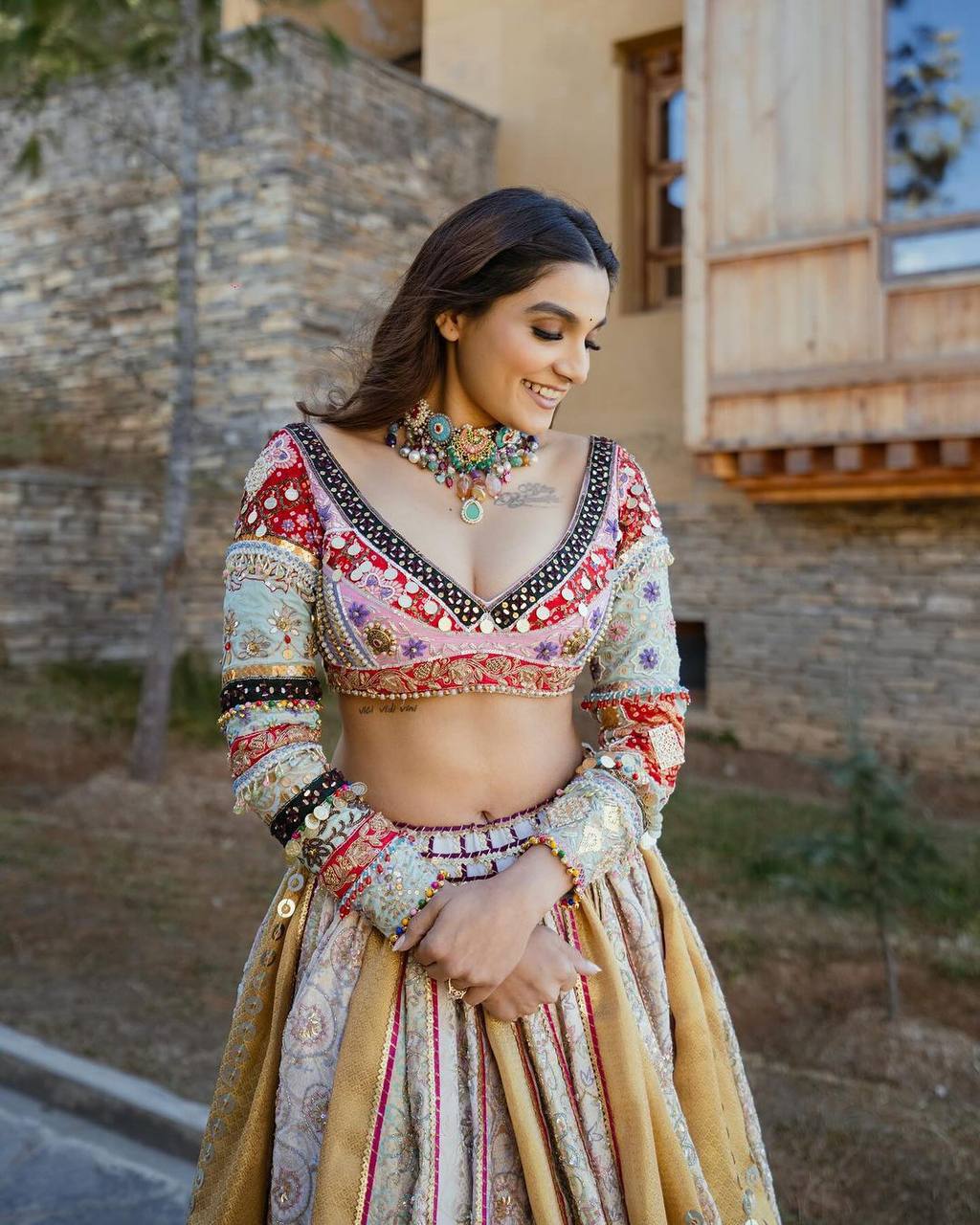 Aanandi Garba Night & Royal Lehenga Choli