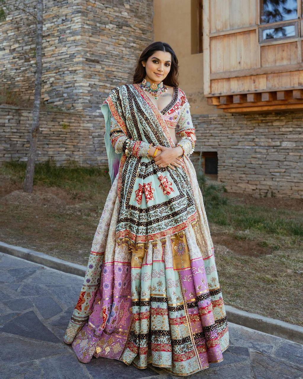 Aanandi Garba Night & Royal Lehenga Choli