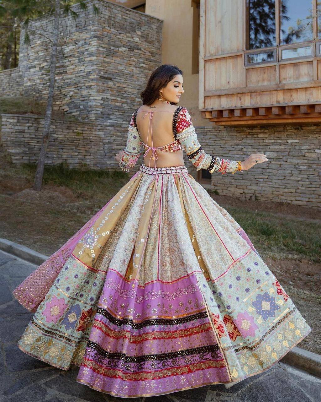 Aanandi Garba Night & Royal Lehenga Choli
