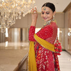 Veerza Red Rajwadi Rang Navratri Special