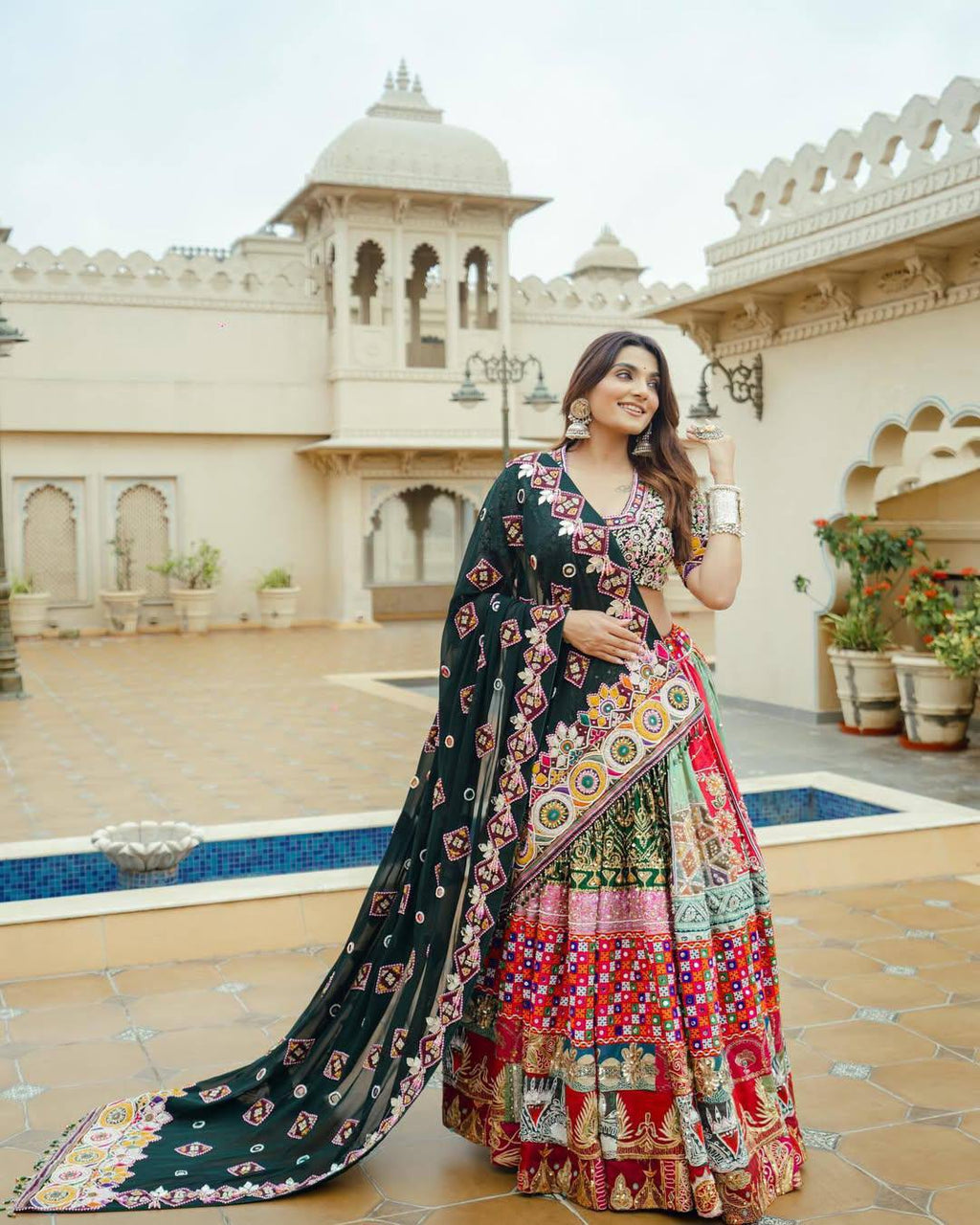 Seema Navratri Festive Look 2k26 Lahenga Choli