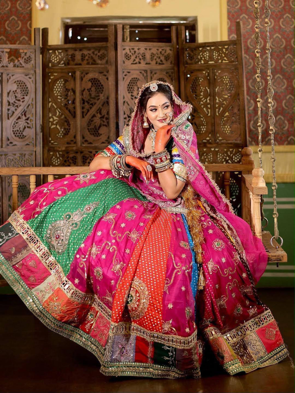 Gori Garba Glow – Dressed in the Colors of Navratri