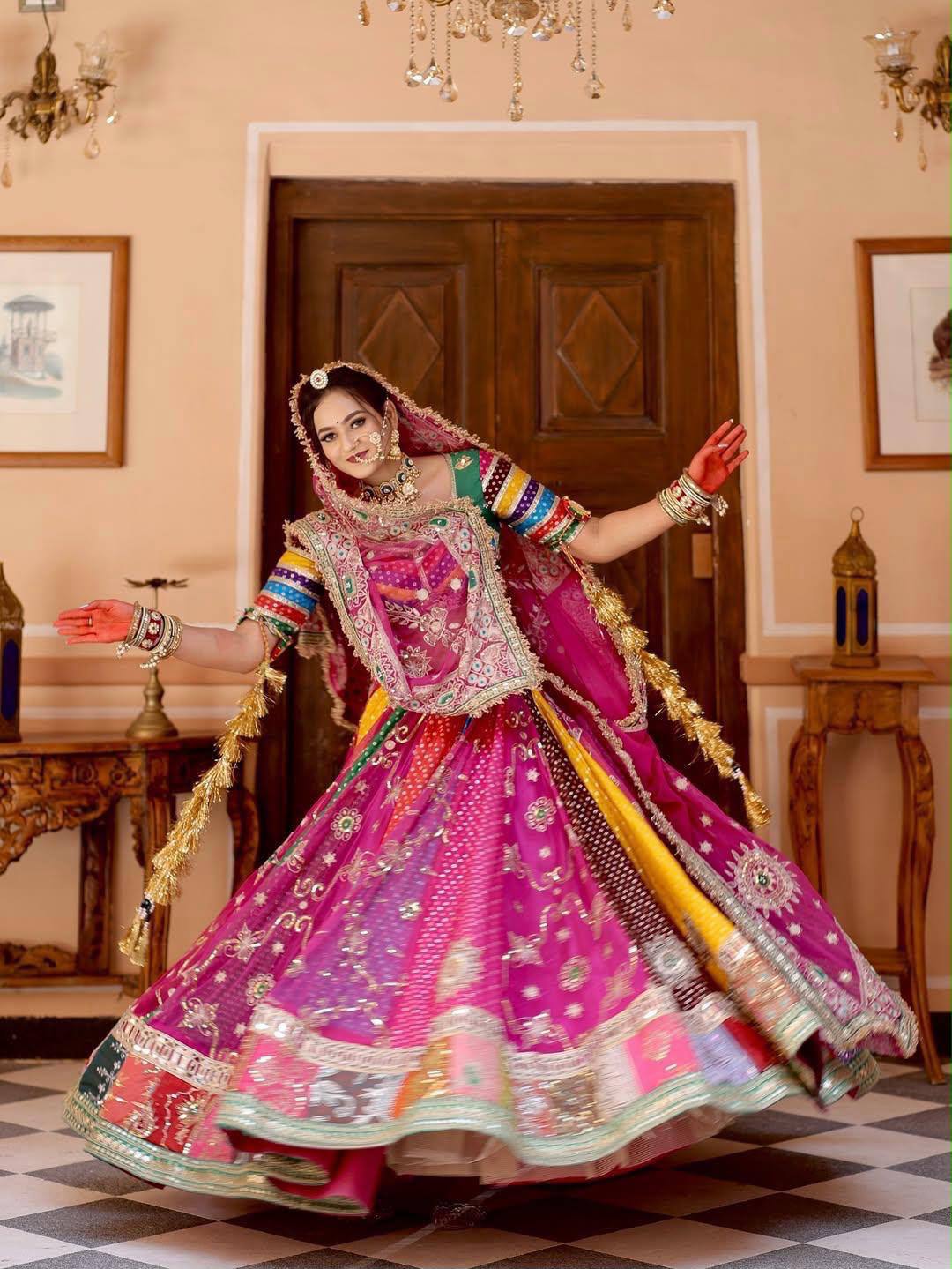 Gori Garba Glow – Dressed in the Colors of Navratri
