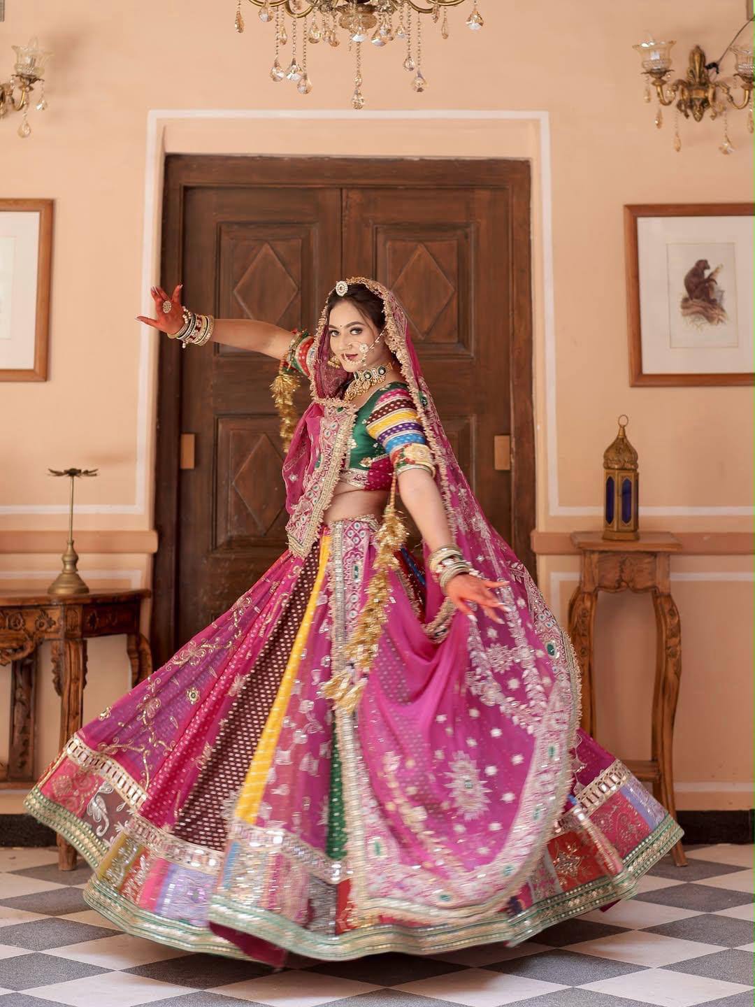 Gori Garba Glow – Dressed in the Colors of Navratri