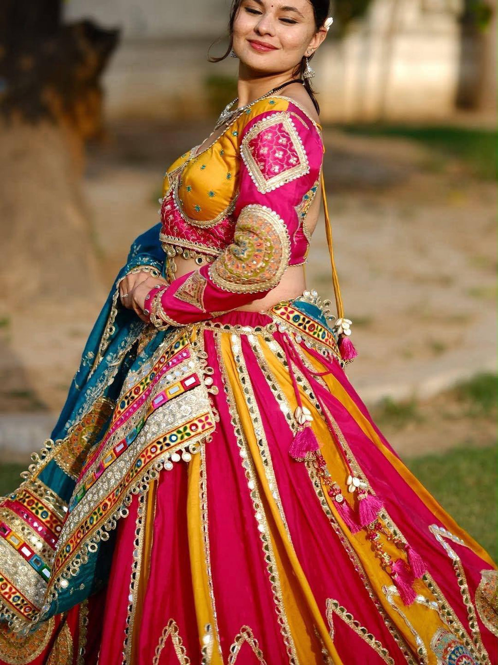 Vrajvi Grand Garba Heritage Rangotsav Choli