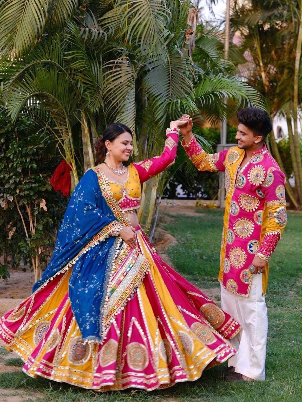 Vrajvi Grand Garba Heritage Rangotsav Choli