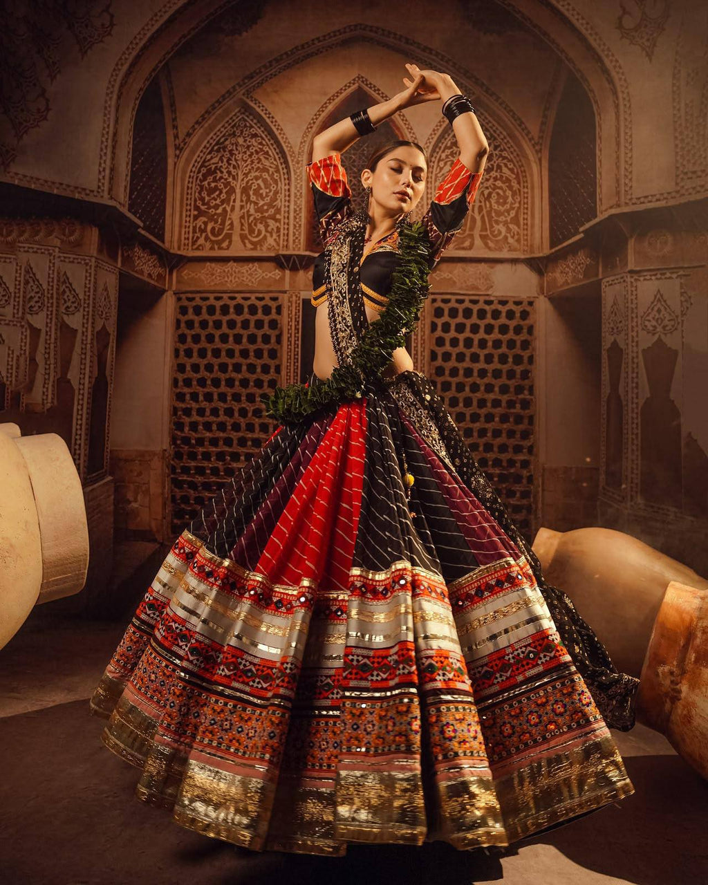 Malti Ghoomar Navratri Utsav Choli