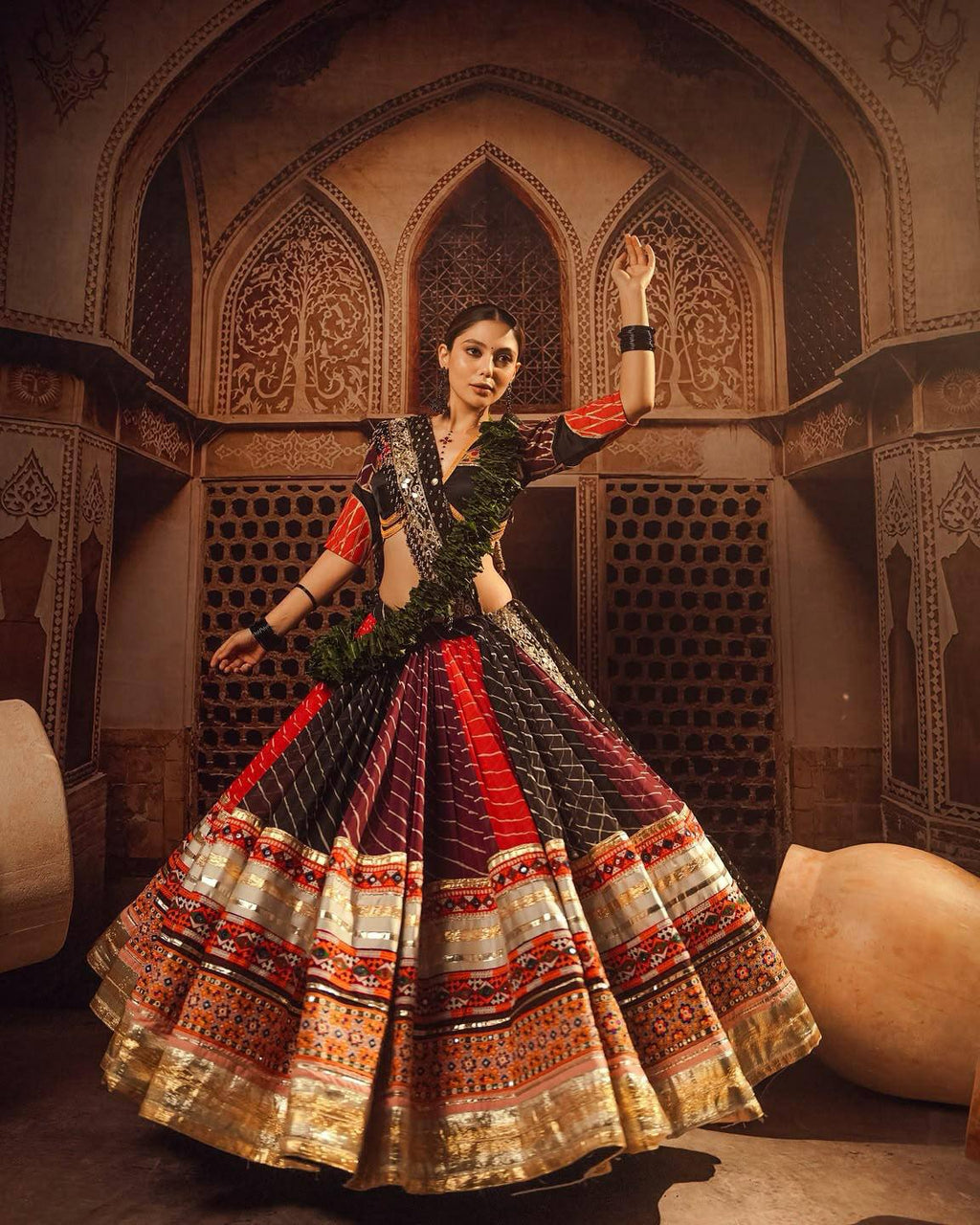 Malti Ghoomar Navratri Utsav Choli
