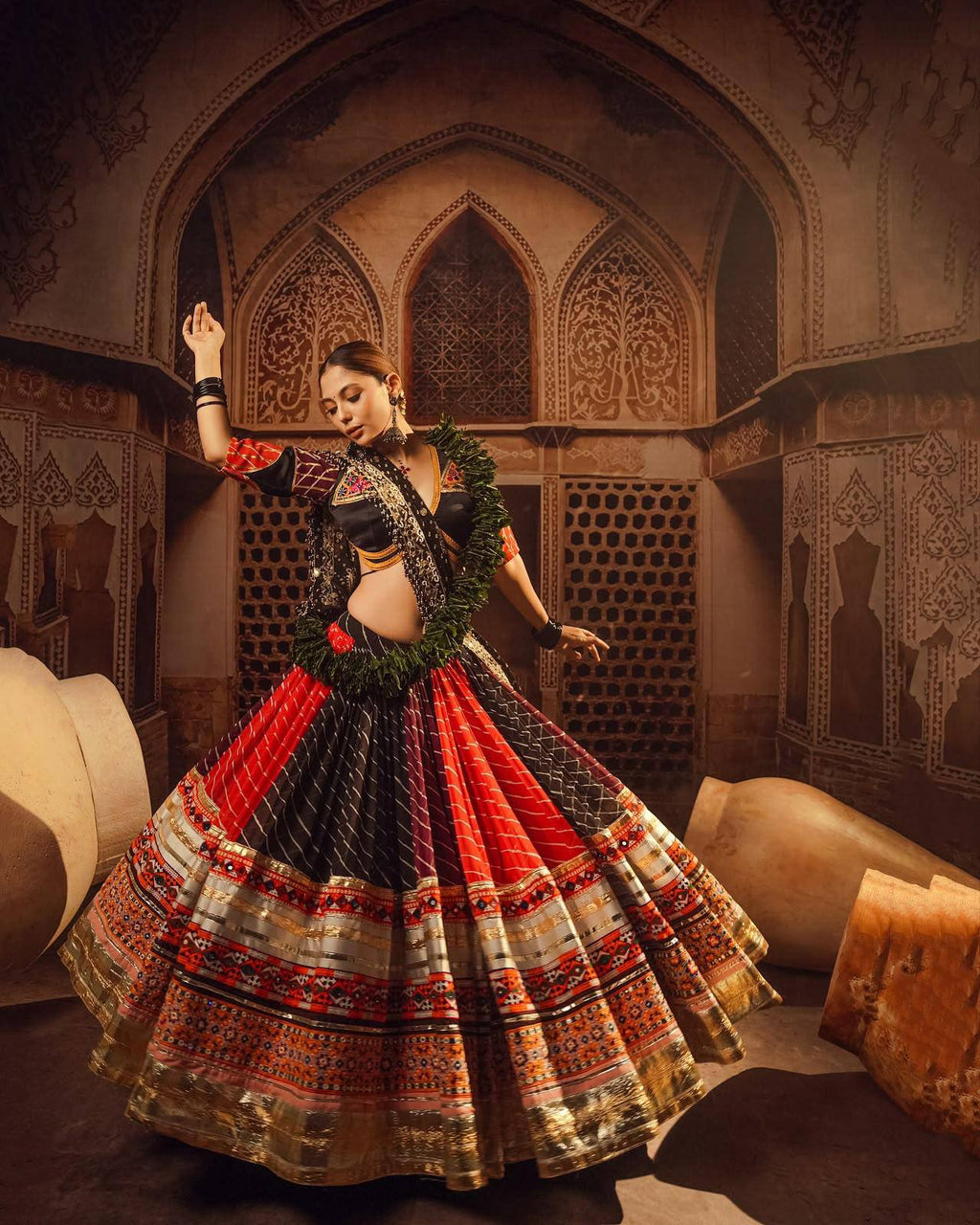 Malti Ghoomar Navratri Utsav Choli